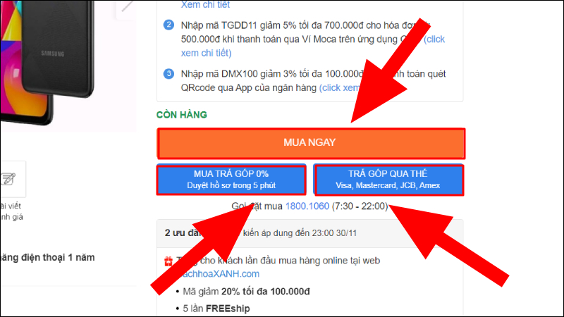 Chọn hình thức thanh toán phù hợp